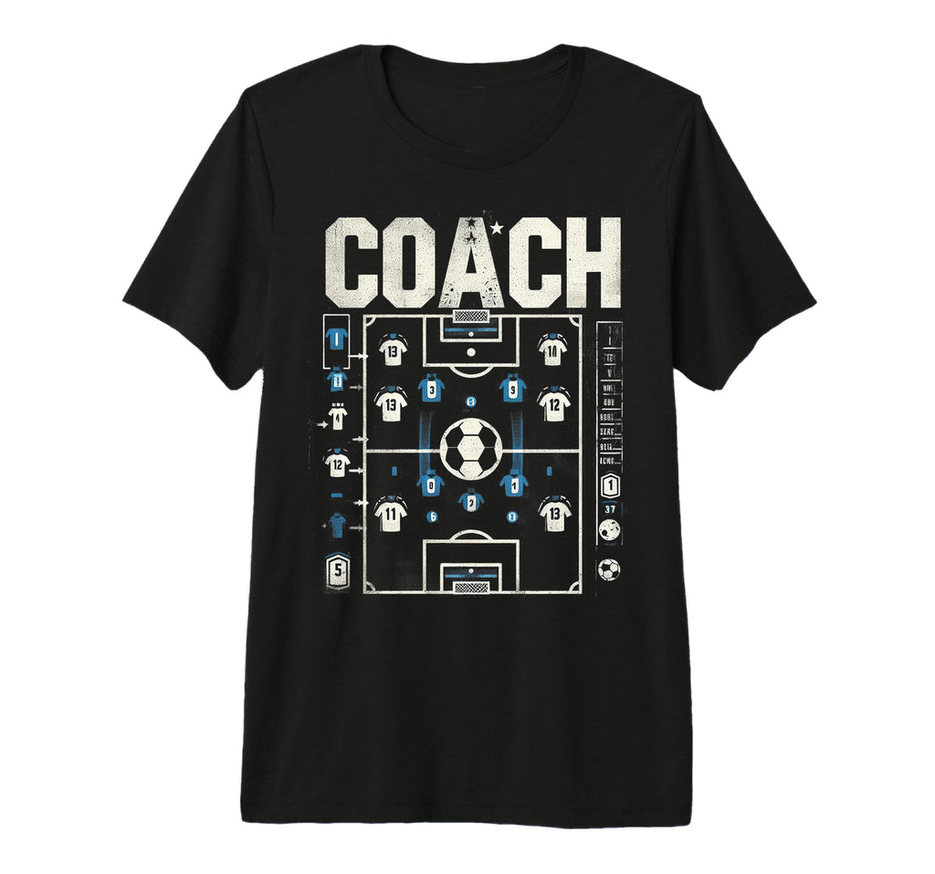 Soccer Coach Training Coaching Football T-Shirt - Trendy Graphic Men Women