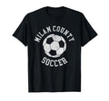 Milam County Soccer Distressed 90S T-Shirt - Custom Art Print for Adults