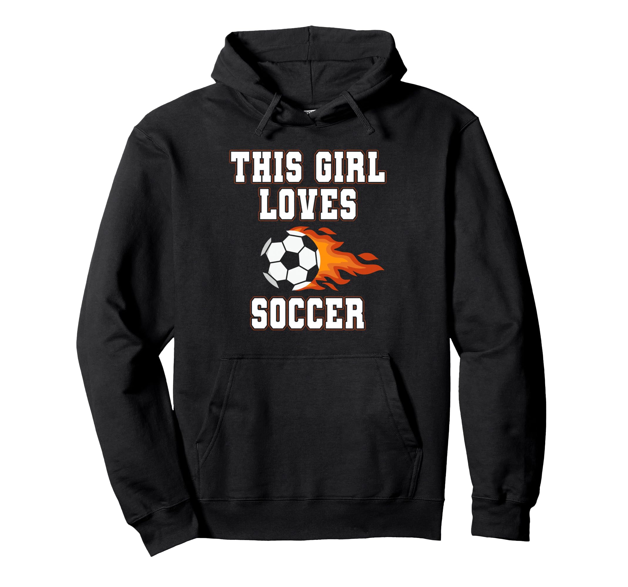 This Loves Soccer Game Day Female Soccer Hoodie - Novelty Apparel Men Women