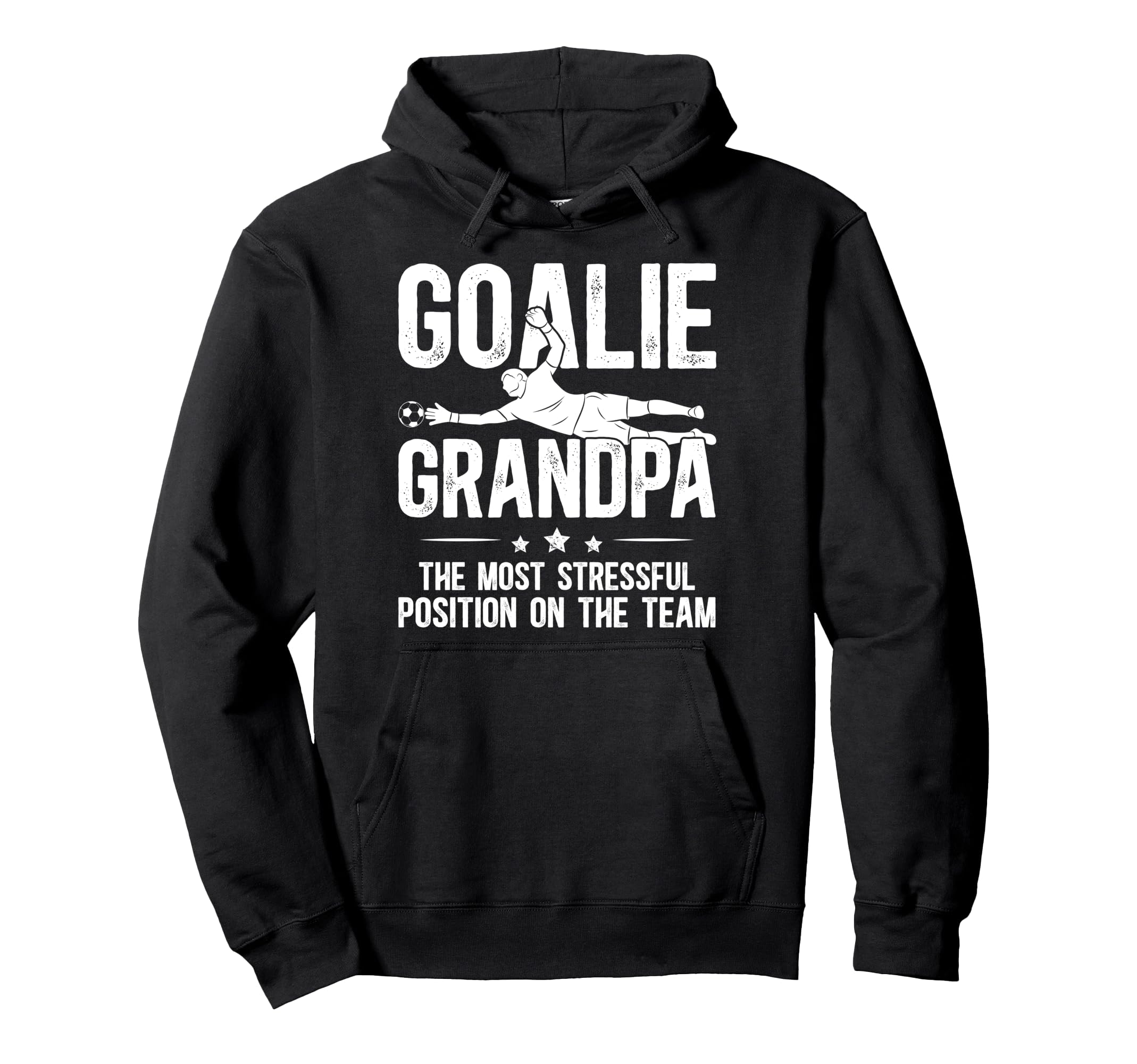 Funny Soccer Goalie Grandpa Soccer Hoodie - Streetwear Style for Adults