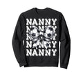 Coquette Soccer Nanny Matching Sweatshirt - Graphic Print for Adults
