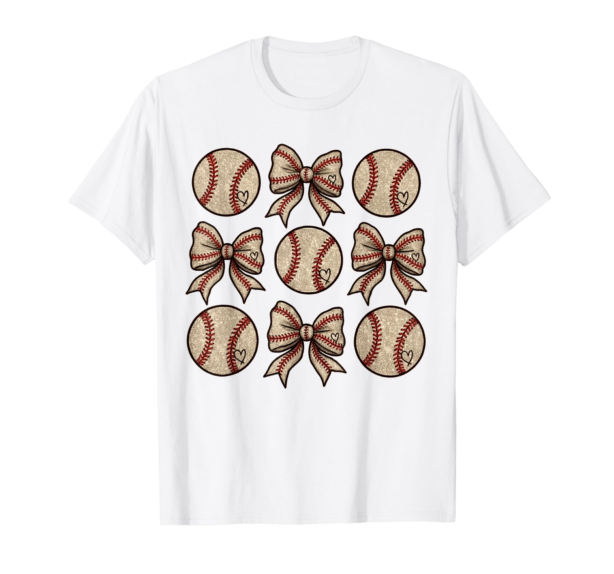 Soccer Bow Game Day Baseball Coquette T-Shirt - Aesthetic Graphic Unisex