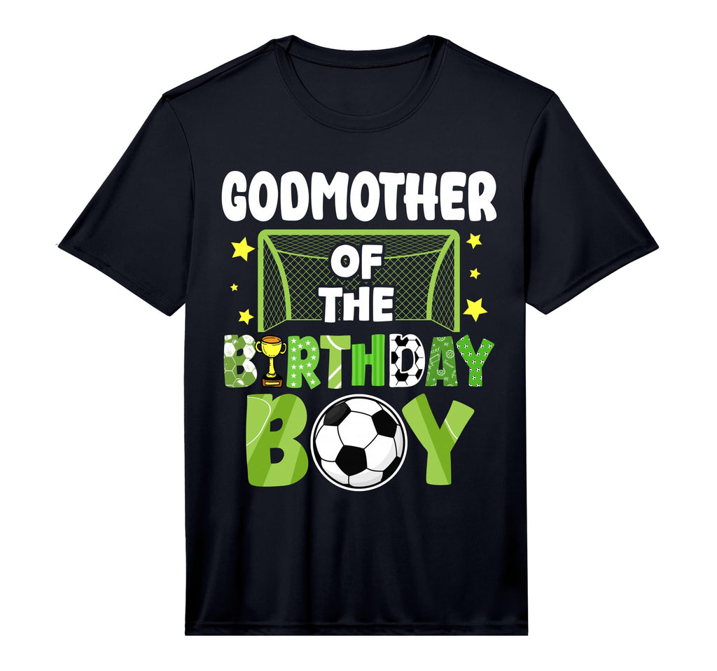 Mens Soccer Godmother Birthday Party T-Shirt - Trendy Graphic Men Women