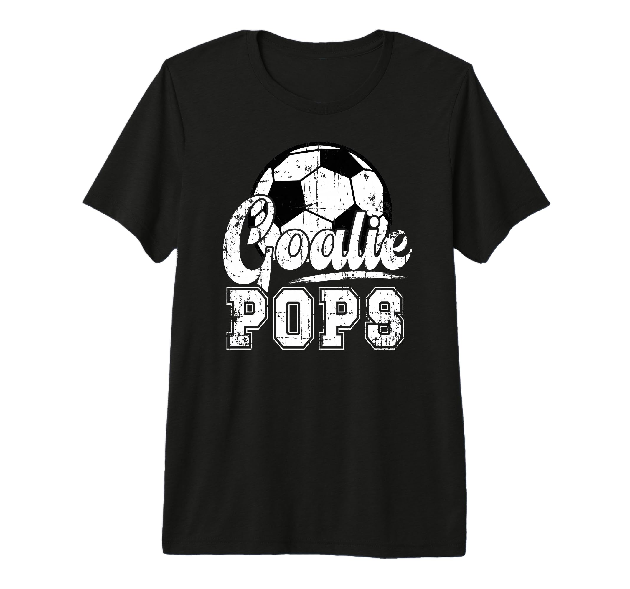 Mens Soccer Goalie Pops Grandpa Pops T-Shirt - Trendy Graphic for Adults