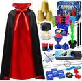 Magic Kit, Magic Set with Magician Costume for Kids Age 6-8, Magic Tricks for Kids Ages 6 7 8 9 10 11 12 Year Old