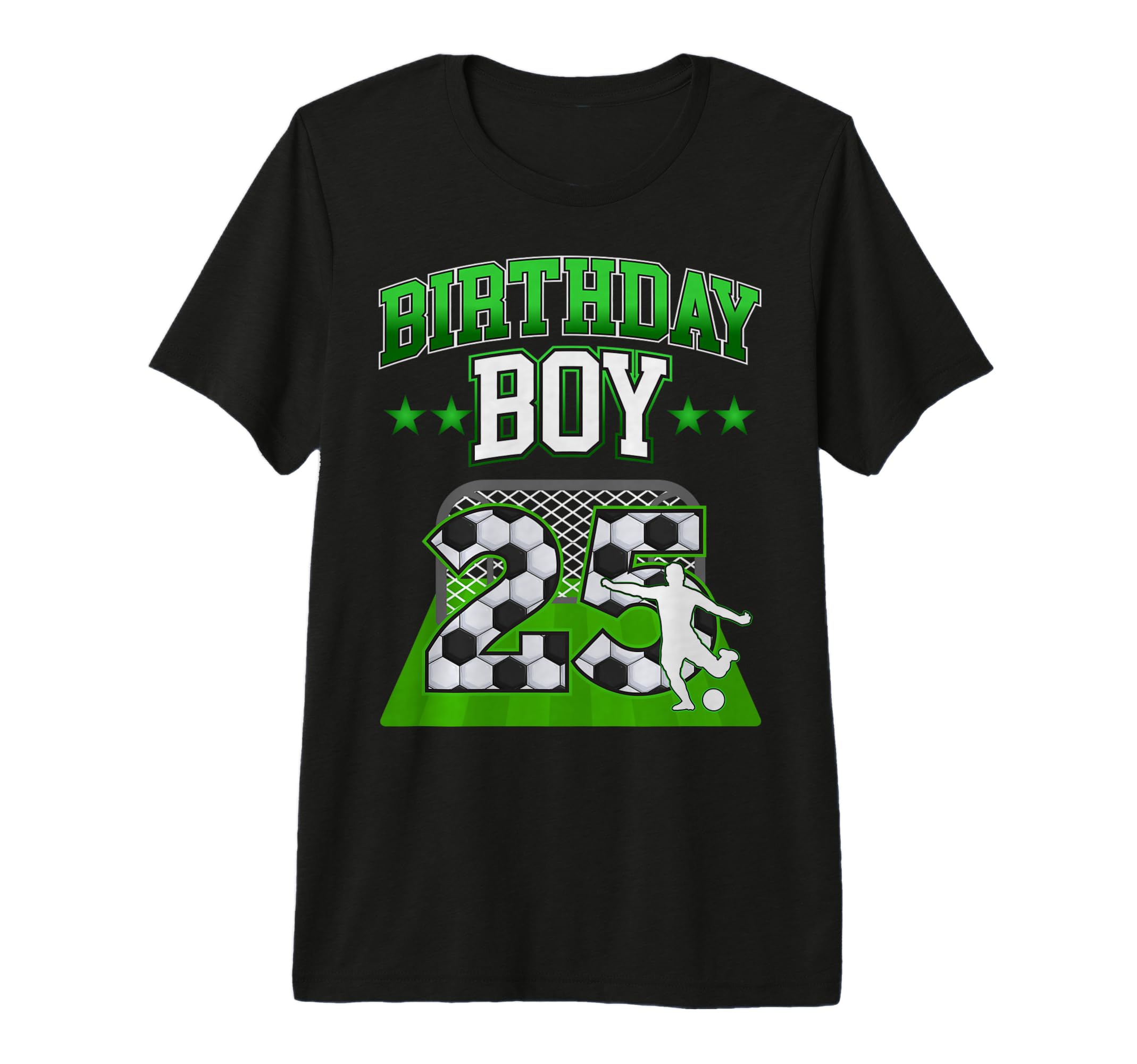 Soccer Themed Birthday Outfit 25 Year Old T-Shirt - Trendy Graphic Unisex