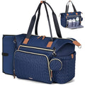 Diaper Bag Tote, Large Baby Diaper Bags Waterproof, Hospital Bag for Labor Delivery with Pacifier Case, Changing Pad, Shoulder Strap, Dark Blue