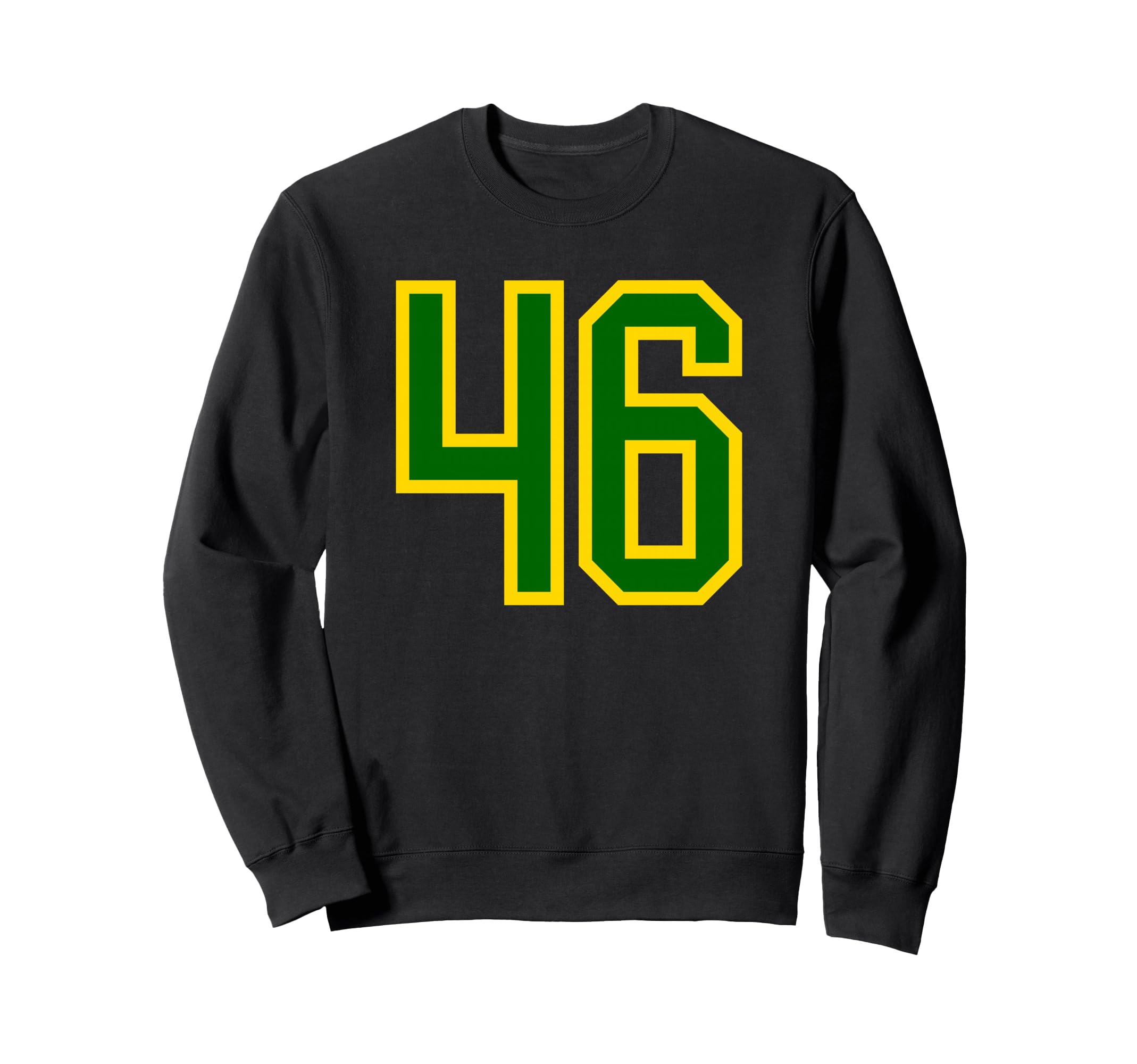 Green Yellow Sport Team Number 46 Sweatshirt - Streetwear Style Men Women