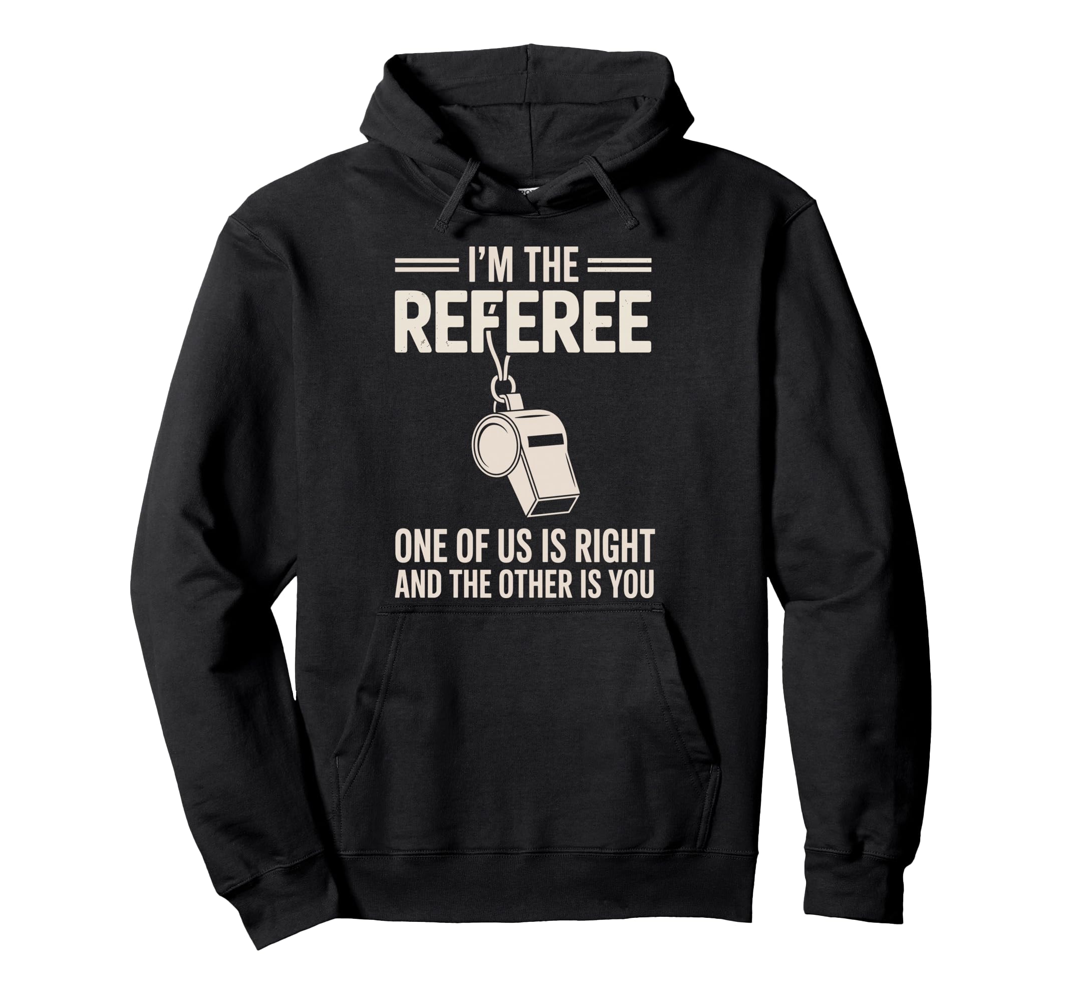 Funny Referee Art Soccer Football Referee Hoodie - Custom Art Print Unisex