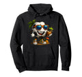 Funny Hawaii Soccer Ball Hawaiian Hoodie - Custom Art Print Men Women