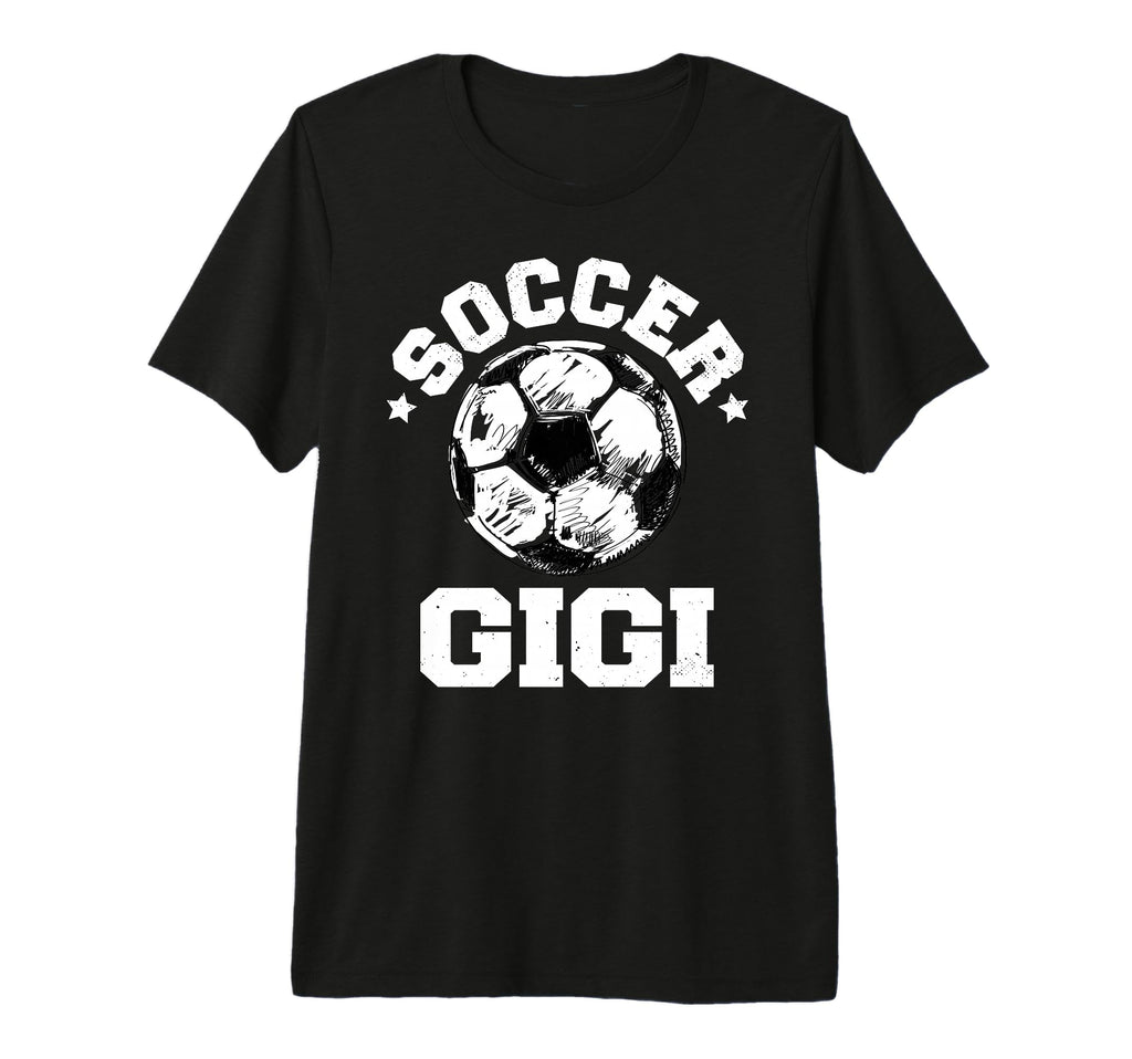 Soccer Gigi Soccer Ball Distressed Funny T-Shirt - Minimalist Print Unisex