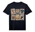 Soccer Stamps Football Collection T-Shirt - Fun Novelty Design for Adults
