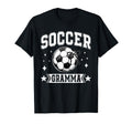Coquette Bow Soccer Gramma Soccer Team T-Shirt - Trendy Graphic for Adults