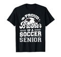 Proud Brother Soccer Ball Senior T-Shirt - Casual Everyday Wear for Adults