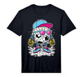 Soccer Ball Melting Ice Cream Drip T-Shirt - Streetwear Style Men Women