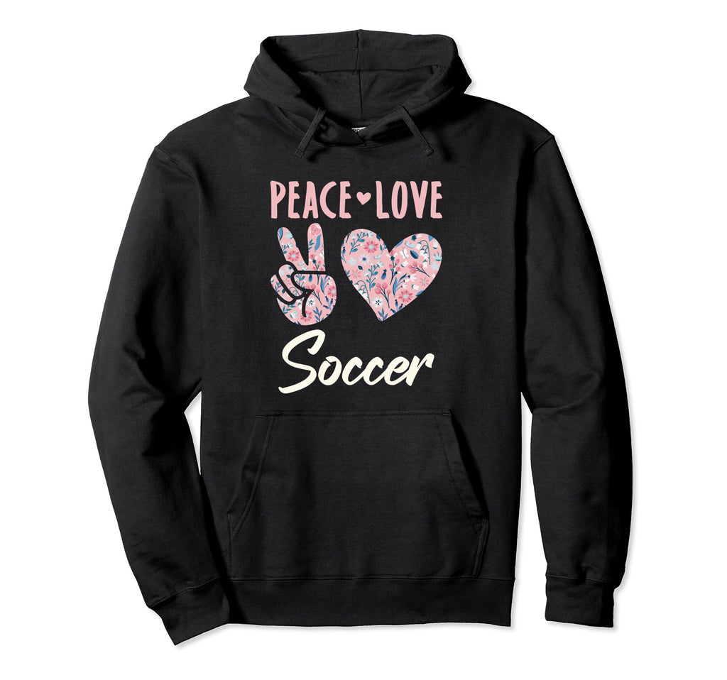 Peace Love Soccer Gifts And Hoodie - Custom Art Print Men Women
