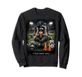 Raccoon Soccer Football I Live Here Sweatshirt - Custom Art Print Unisex