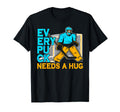 Every Puck Needs Hug Funny Ice T-Shirt - Minimalist Print for Adults