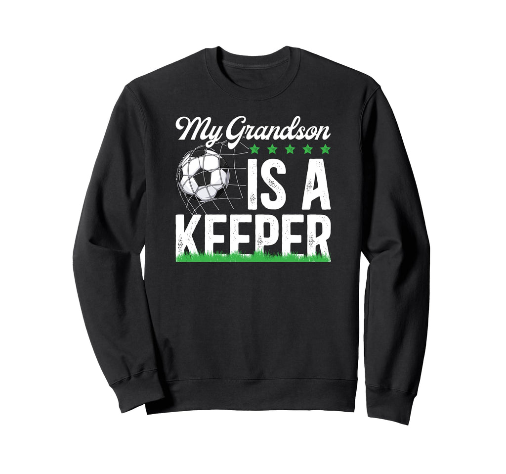 Proud Soccer Keeper Papa Soccer Goalie Sweatshirt - Unique Graphic Unisex