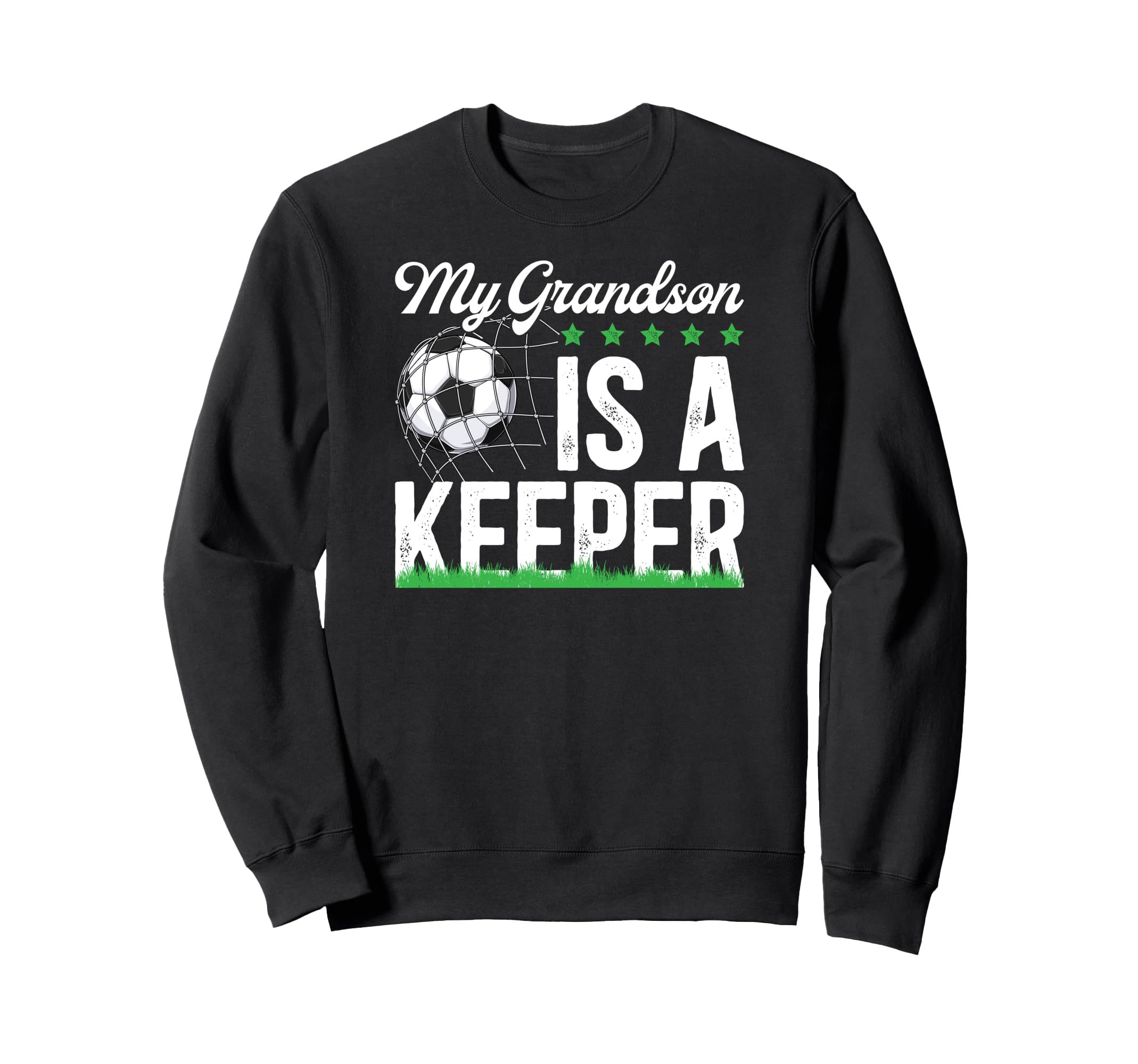 Proud Soccer Keeper Papa Soccer Goalie Sweatshirt - Unique Graphic Unisex