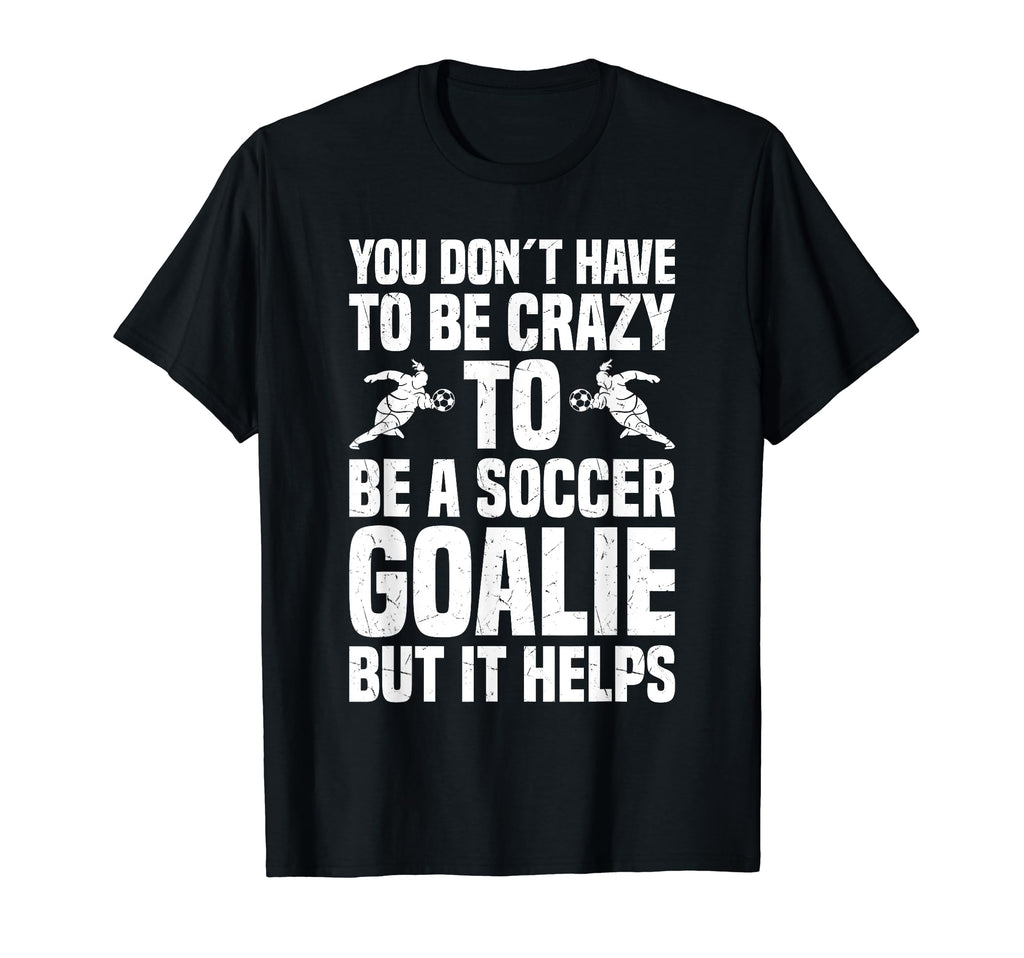 Soccer Goalie Ball Net Soccer T-Shirt - Minimalist Print Unisex