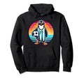 Funny Penguin Soccer Champion Bird Hoodie - Fun Novelty Design Men Women