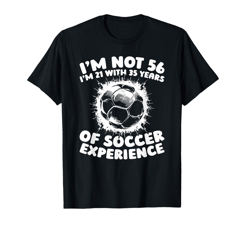 56Th Birthday Soccer Sports Team T-Shirt - Casual Everyday Wear Unisex