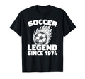 Birthday Soccer Sports Player Team Born T-Shirt - Trendy Graphic Men Women