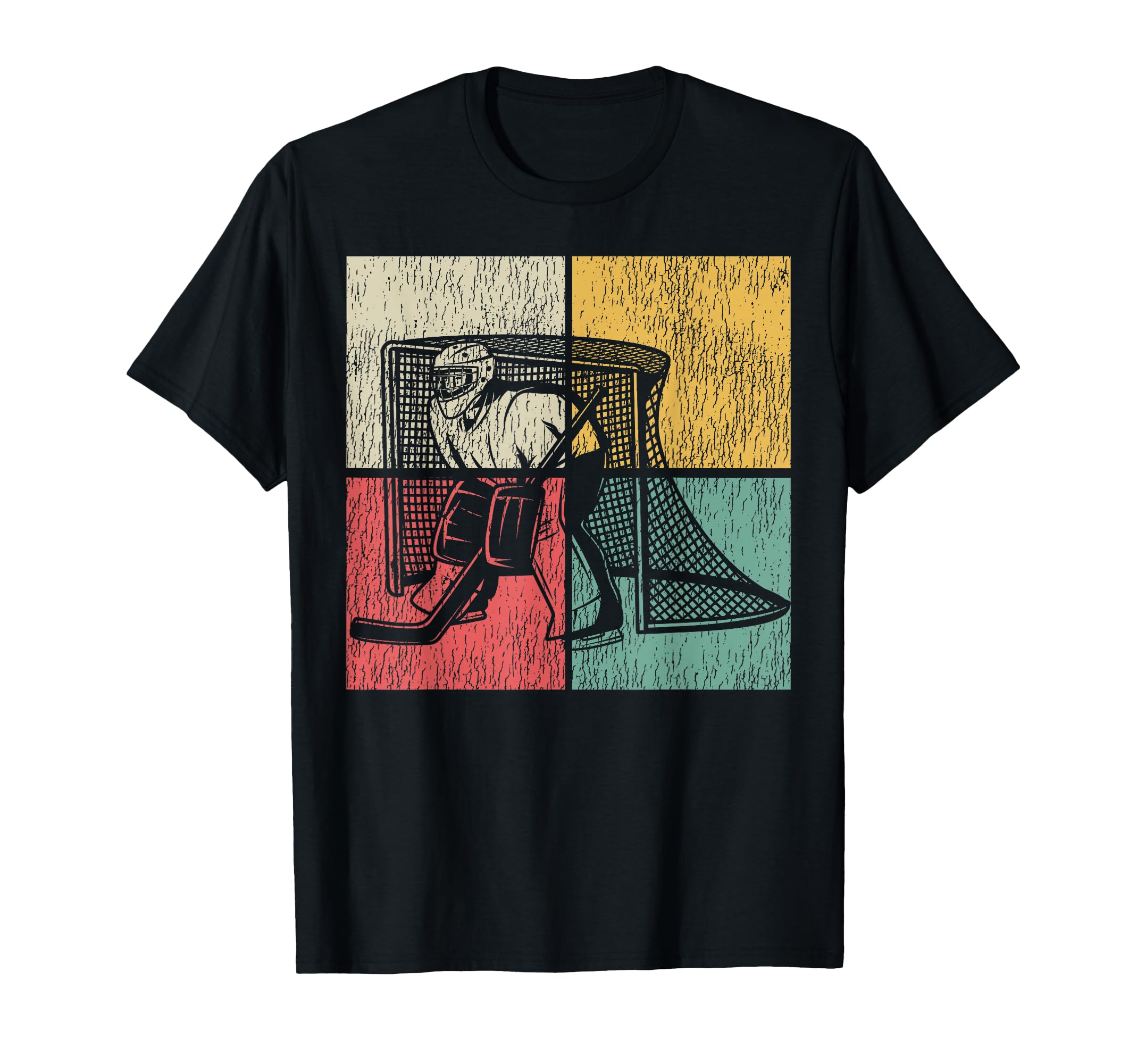 Ice Hockey Goalie Goalkeeper T-Shirt - Aesthetic Graphic for Adults