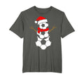 Soccer Santa Claus Snowman Ball Player T-Shirt - Trendy Graphic Unisex