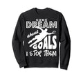 Soccer Goalie Goalkeepers Sweatshirt - Minimalist Print Unisex
