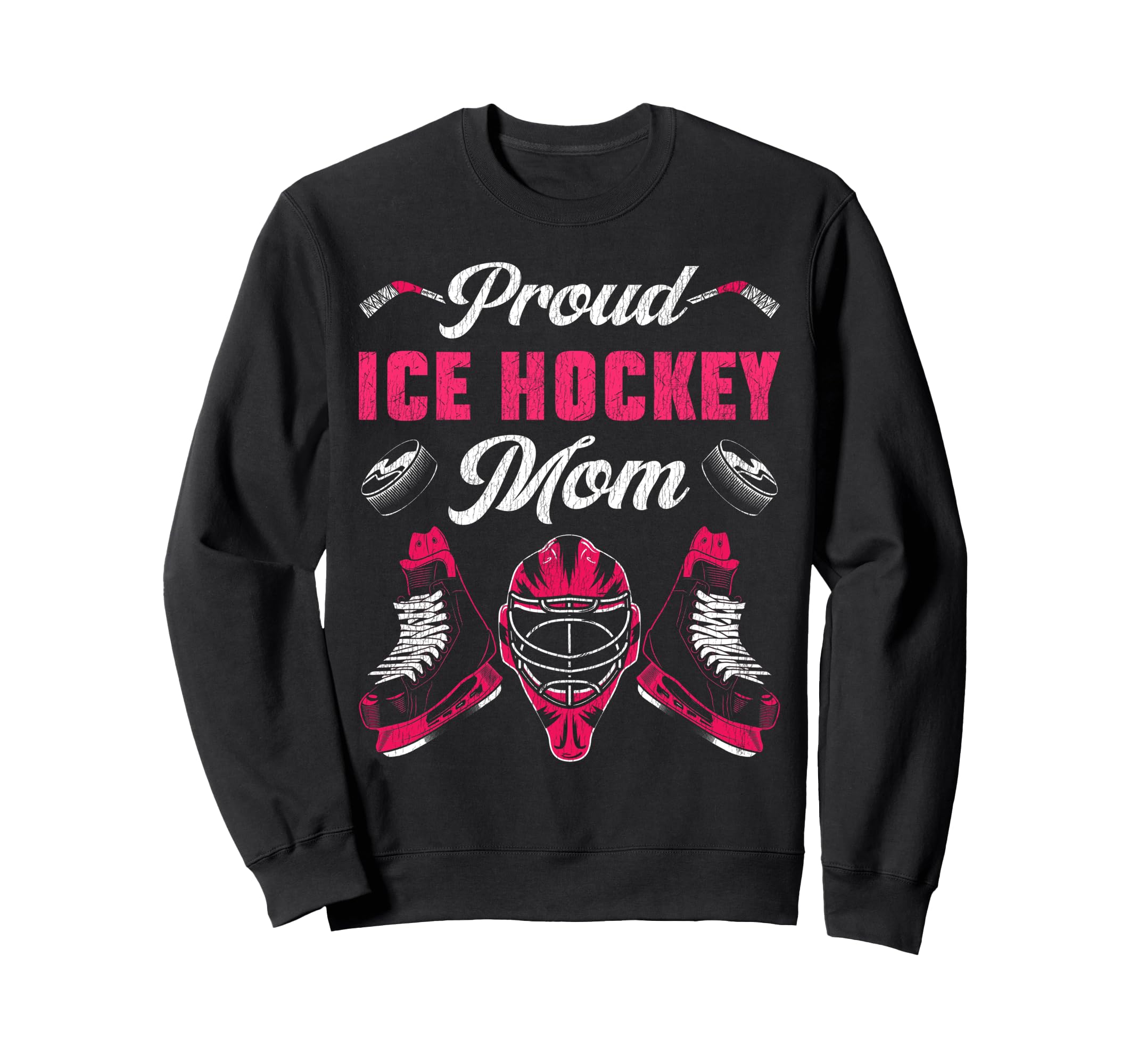 Ice Hockey Goalie Mom Mother Goalkeeper Sweatshirt - Trendy Graphic Unisex