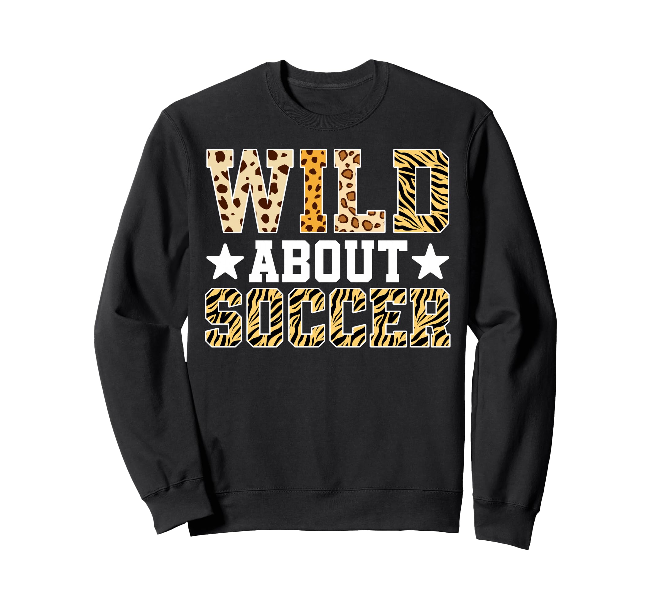 Wild About Soccer Sports Player Sweatshirt - Minimalist Print Unisex