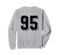 Number 95 Backside 80S 90S Team Sweatshirt - Novelty Apparel Men Women