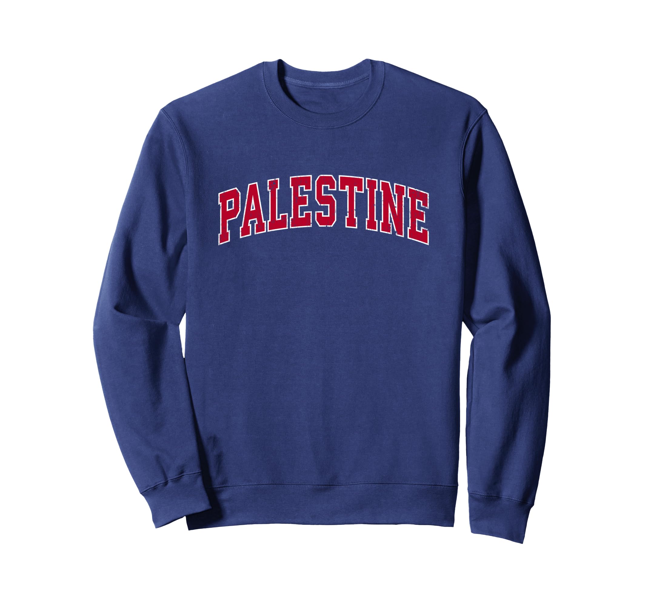 Palestine Texas Tx Sports Red Sweatshirt - Fun Novelty Design Men Women