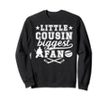 Little Cousin Hockey Goalie Cousin Sweatshirt - Trendy Graphic for Adults