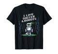 Kawaii I Love Soccer Robots Just T-Shirt - Fun Novelty Design Men Women