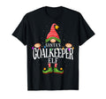 Santas Goalkeeper Group Family Pajama T-Shirt - Graphic Print Unisex