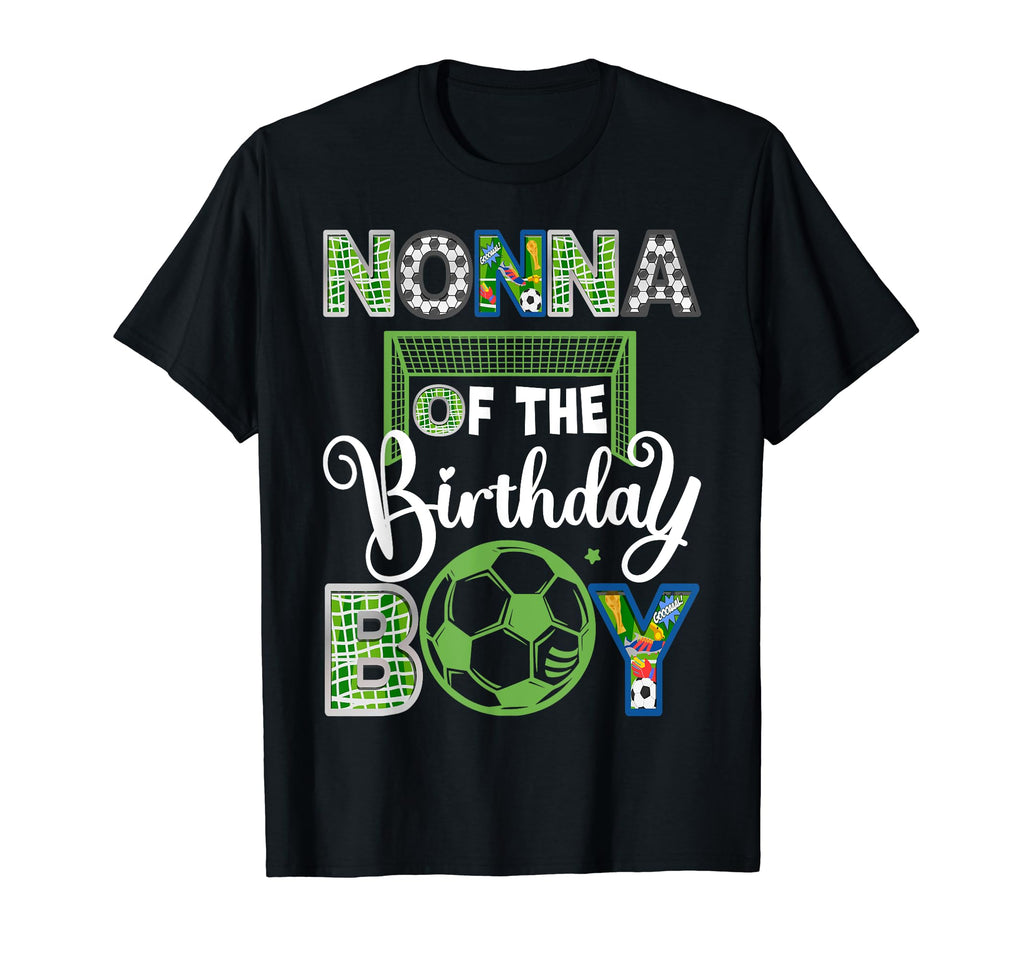 Nonna Birthday Soccer Baller Birthday T-Shirt - Trendy Graphic Unisex