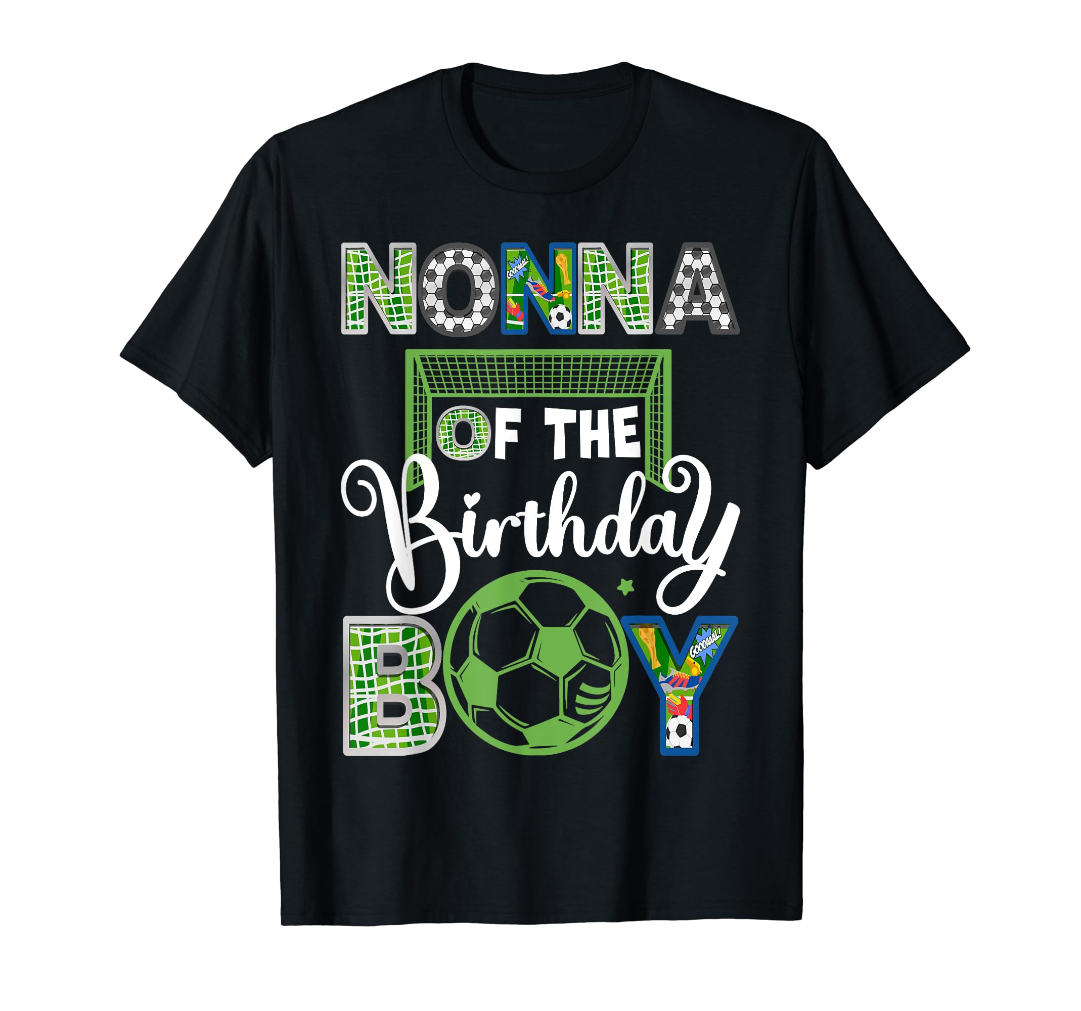 Nonna Birthday Soccer Baller Birthday T-Shirt - Trendy Graphic Unisex
