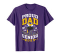 Proud Dad Volleyball Senior Class 2025 T-Shirt - Graphic Print Unisex