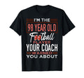 Football 98Th Birthday Party T-Shirt - Casual Everyday Wear Men Women