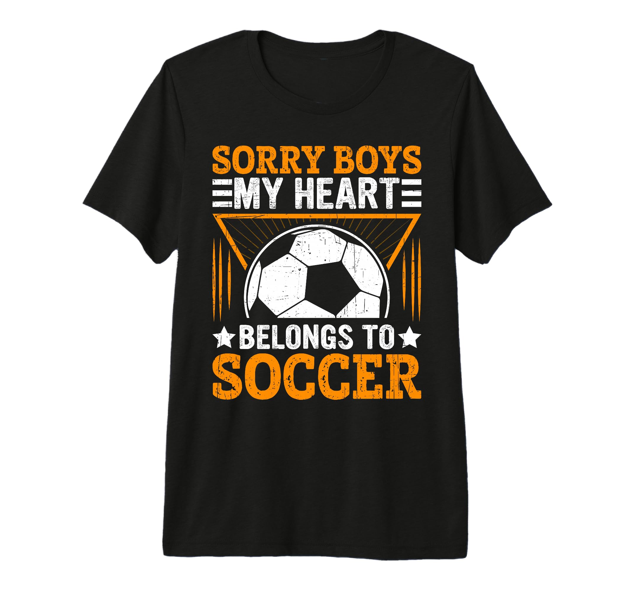 Sorry My Heart Belongs To Soccer Tri T-Shirt - Novelty Apparel Men Women