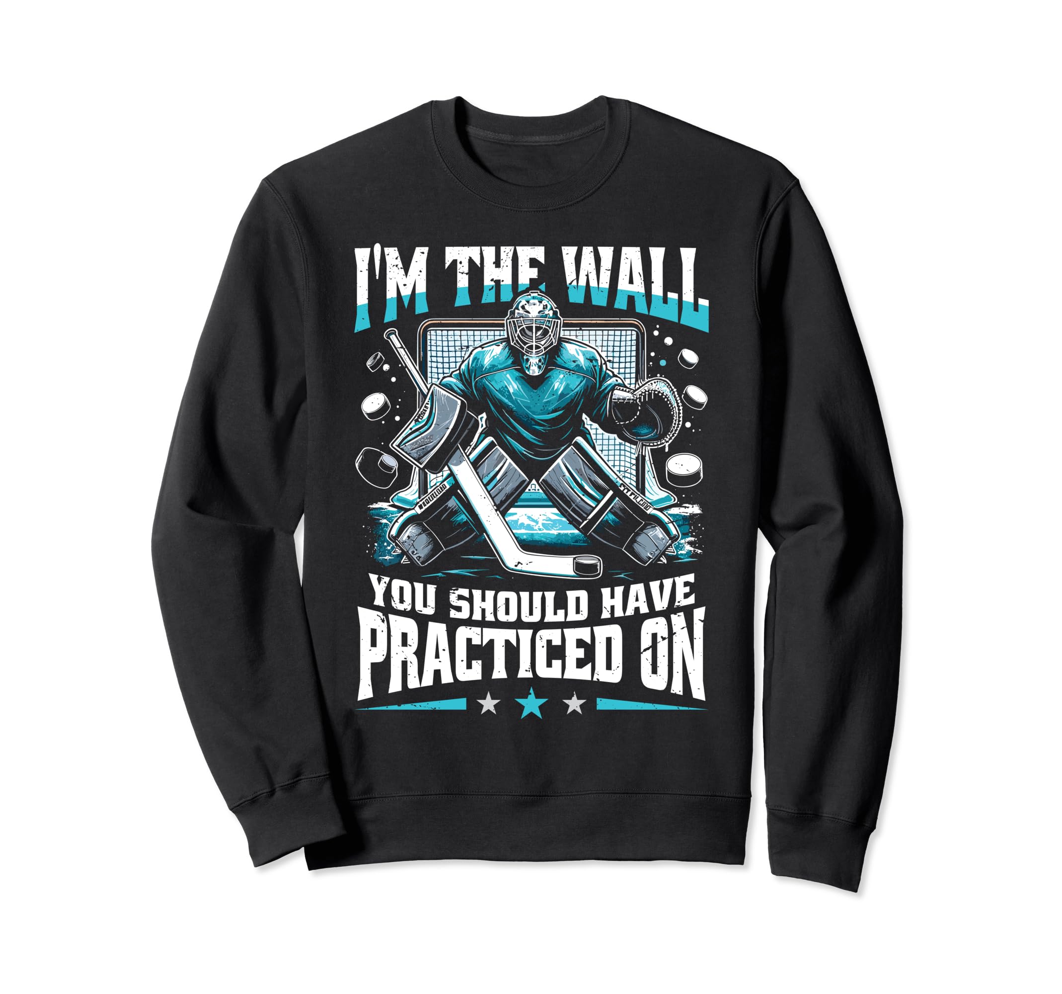 Ice Hockey Player Funny Ice Sweatshirt - Aesthetic Graphic for Adults