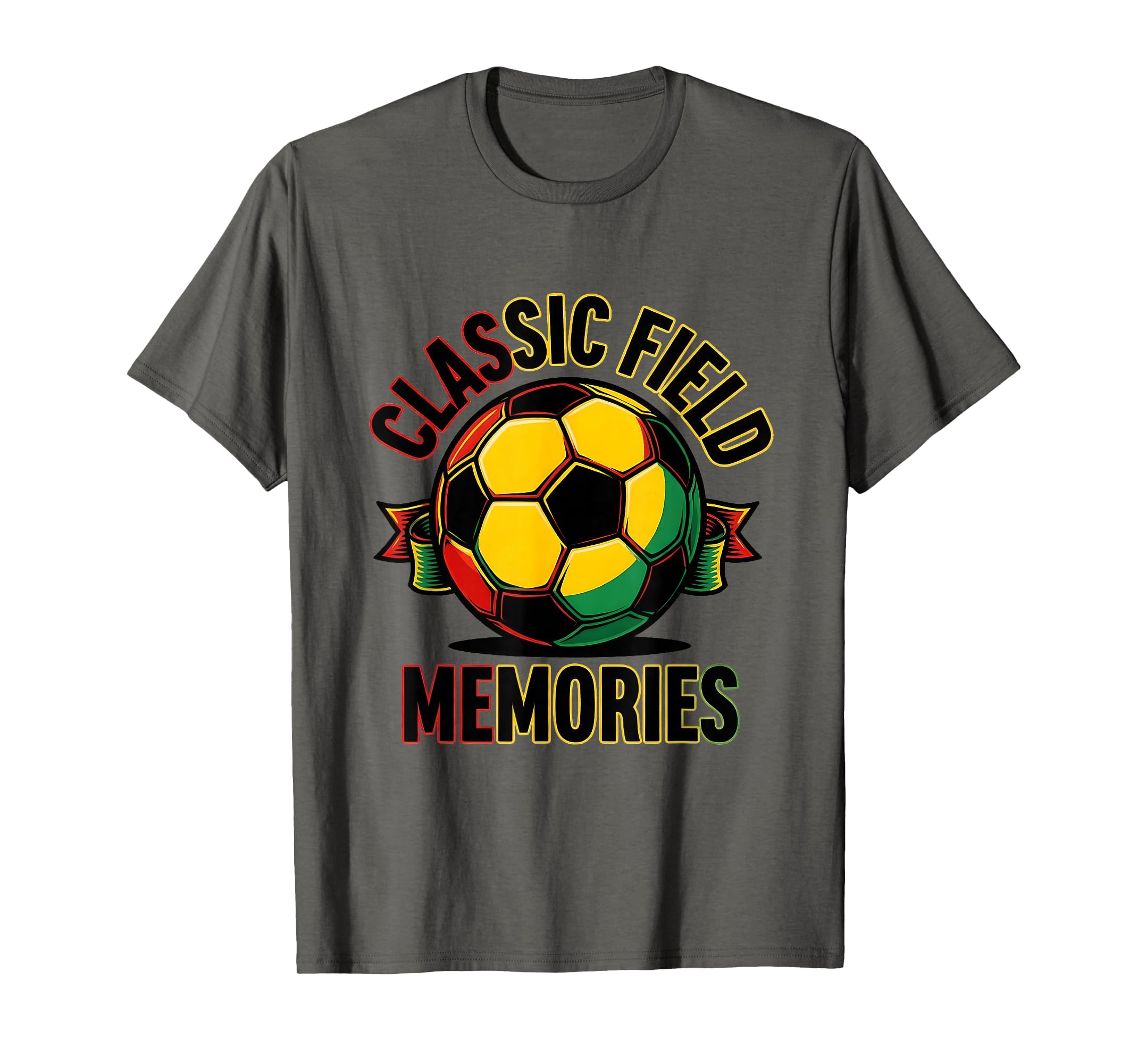 Soccer Ball Field Memories T-Shirt - Unique Graphic Men Women
