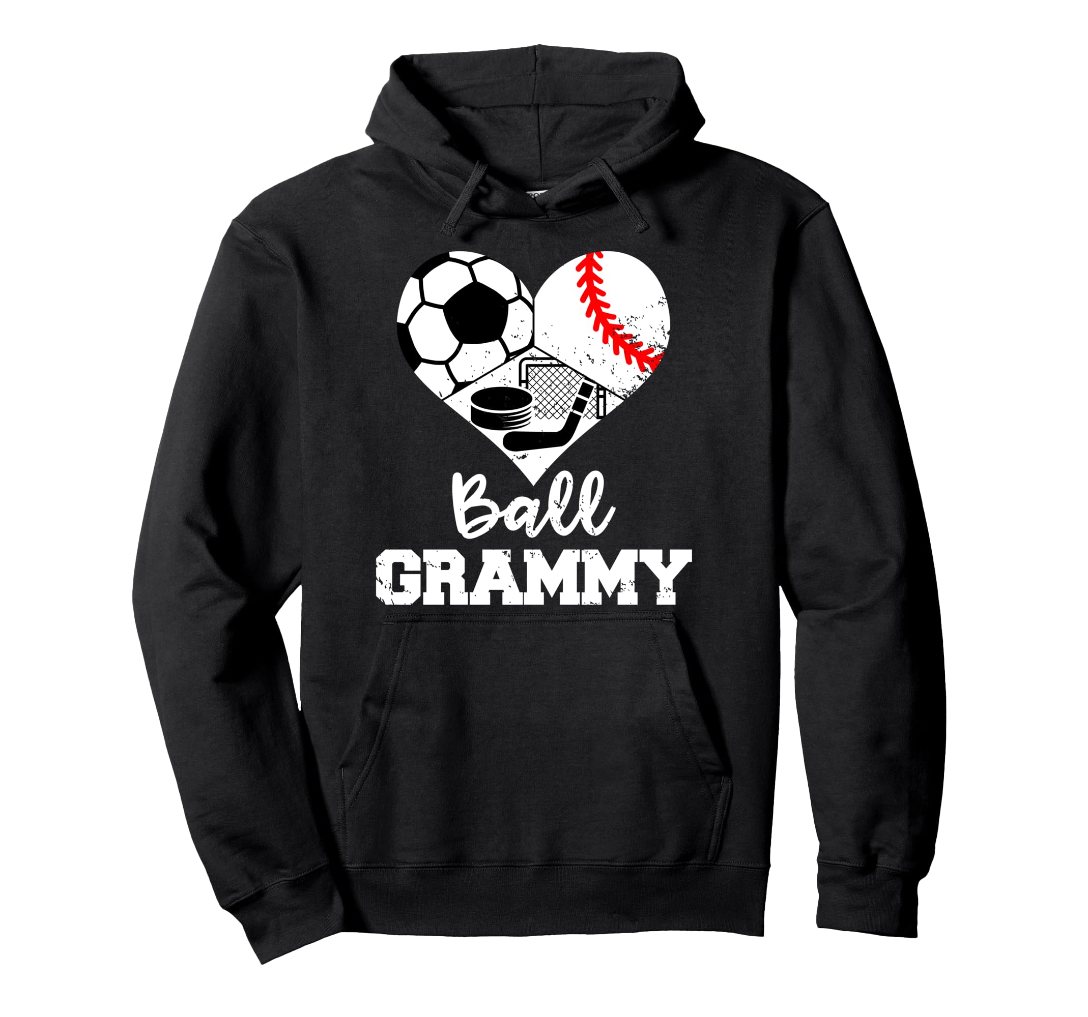 Ball Grammy Funny Soccer Baseball Hockey Hoodie - Graphic Print Men Women