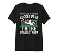 Mens Im Soccer Goalie Papa Soccer T-Shirt - Casual Everyday Wear Unisex
