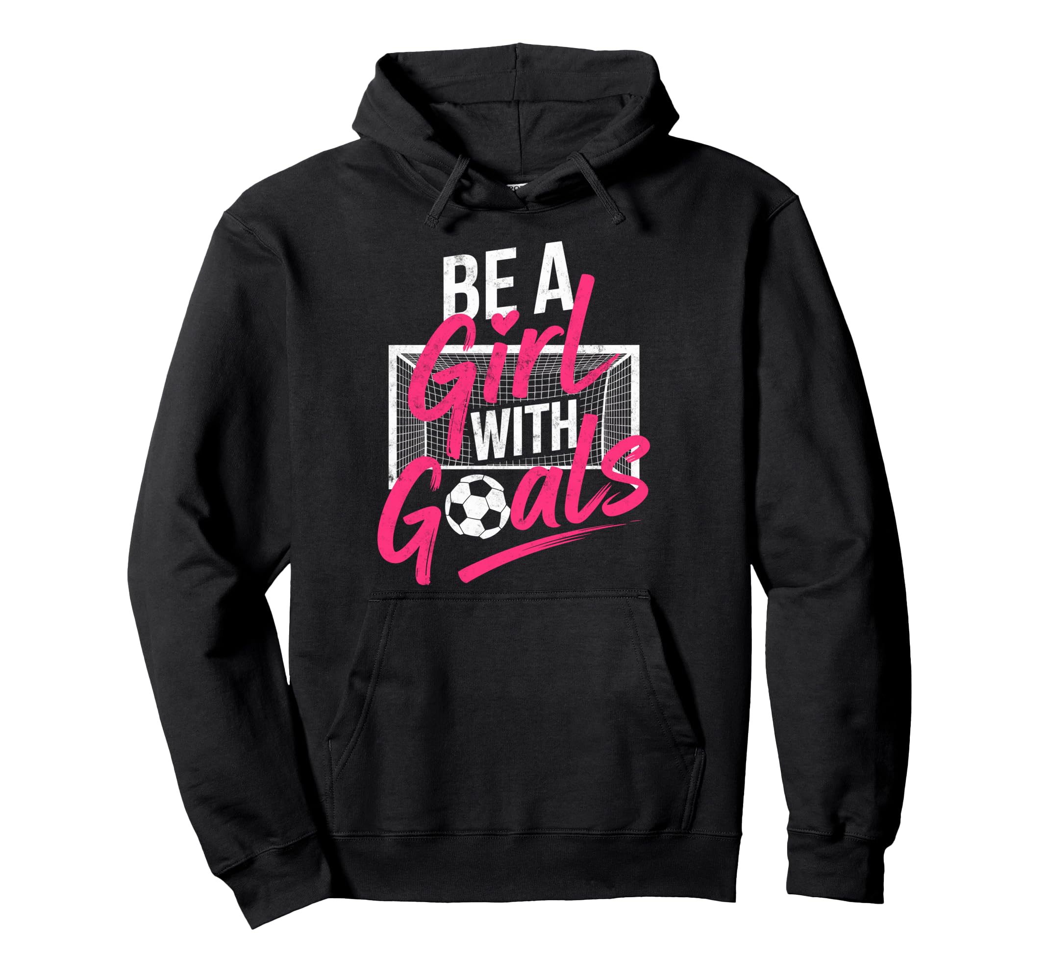 Be Goals Soccer Football Player Game Day Hoodie - Graphic Print for Adults