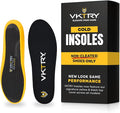 VKTRY Gold for Non-Cleated Shoes - Carbon Fiber Performance Insoles - Customized Athletic Inserts for Sports Basketball Volleyball Running & More | Shock Absorption US M15.5-16, >220lbs