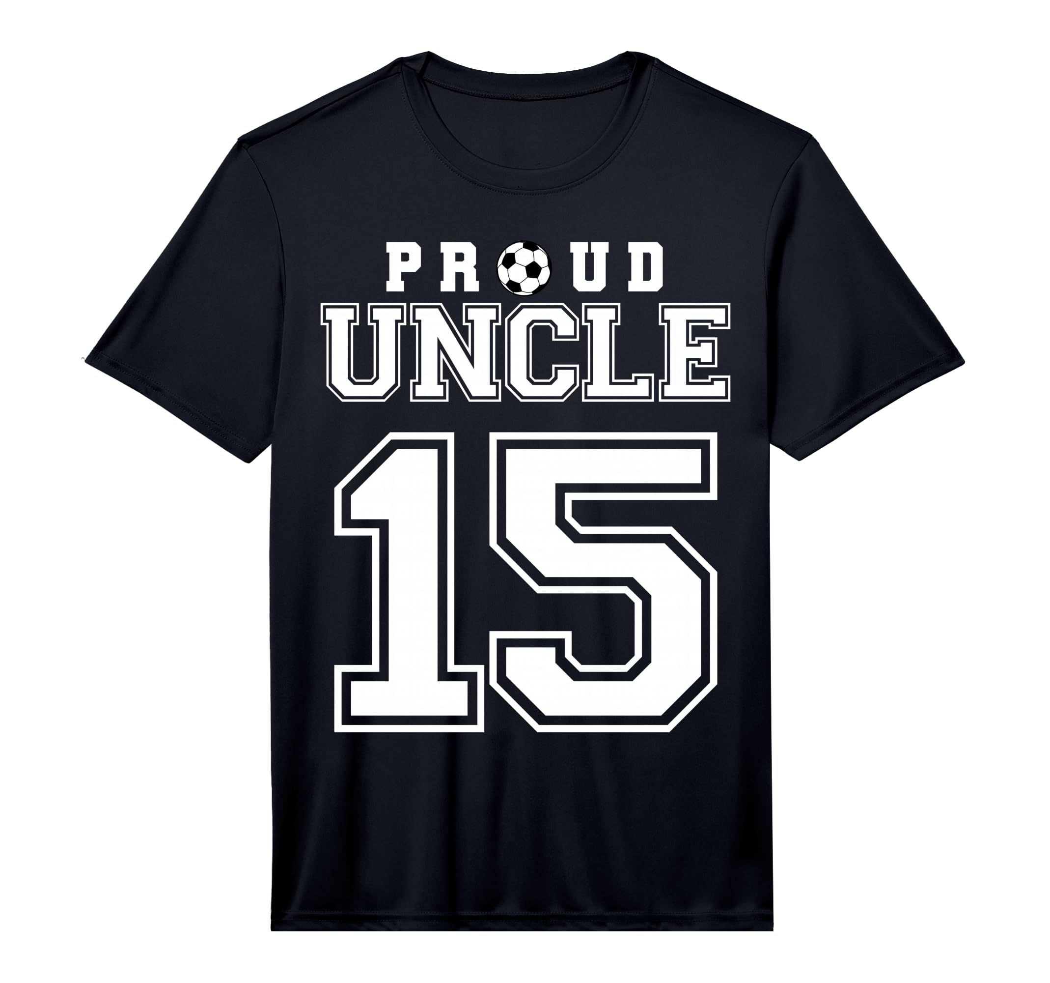 Number 15 Custom Proud Soccer T-Shirt - Casual Everyday Wear for Adults